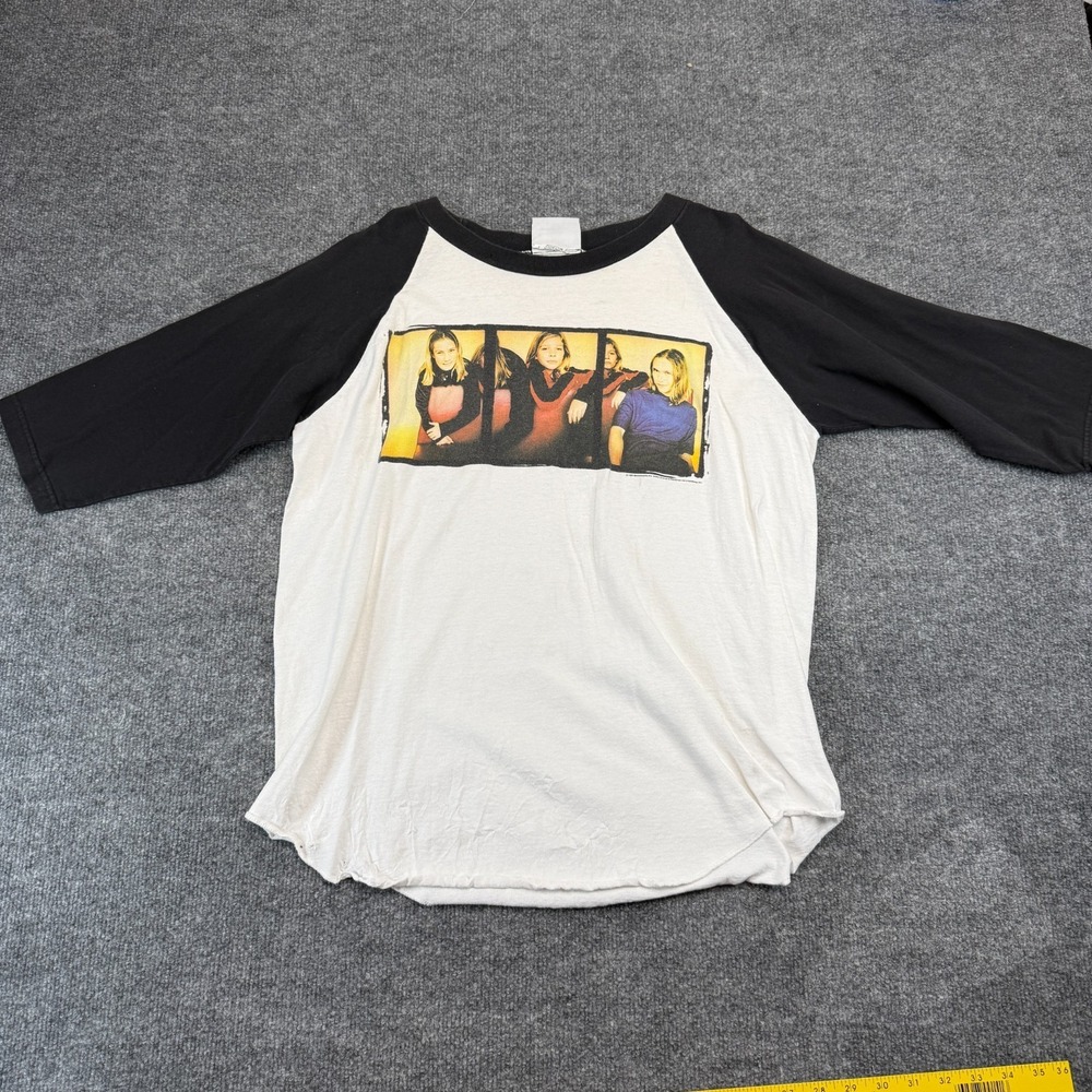 Vtg 1997 Hanson Shirt Large L Middle Of Nowhere Album Raglan Baseball Tee 90s Y2